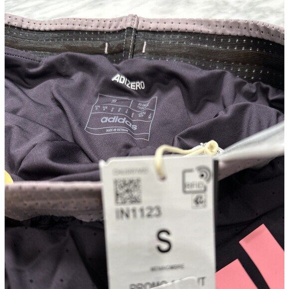 Adidas 2024 Pro Elite Team Running Shorts Aurora Black Mens S Small IN1123 NEW - Picture 7 of 7